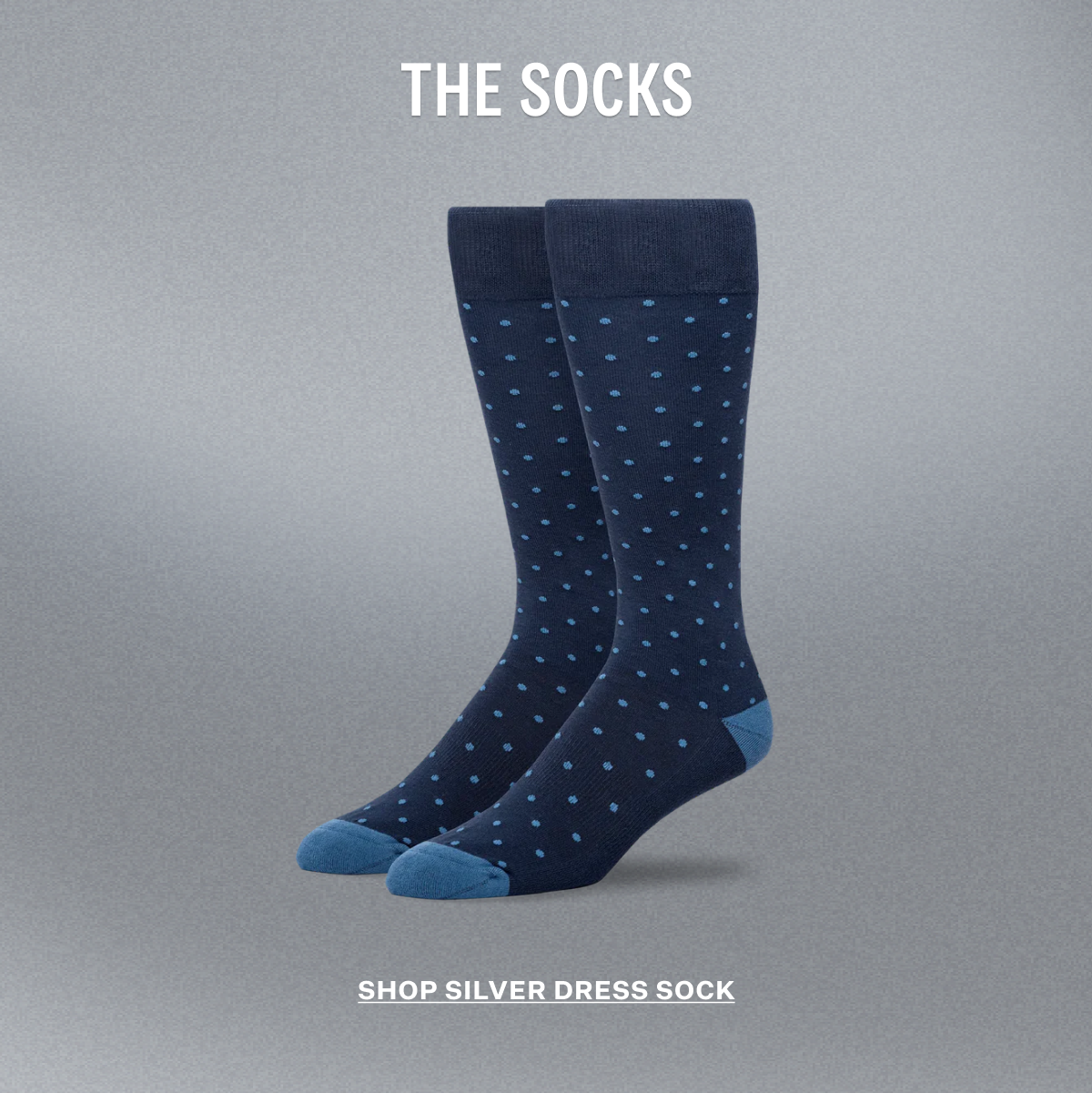 SILVER Extended Crew Dress Sock