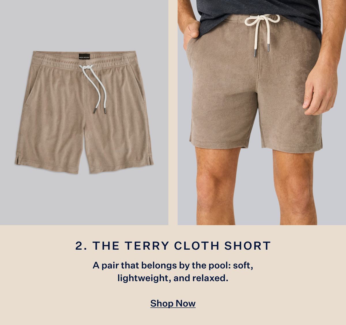 Terry Cloth Short