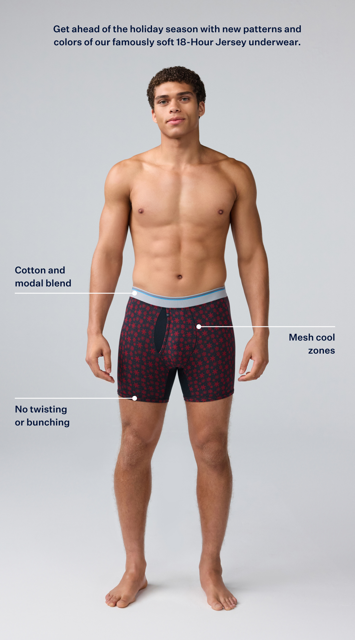 18-Hour Jersey Boxer Brief
