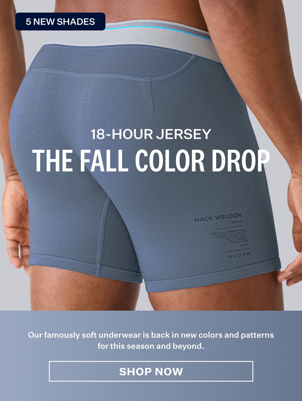 18-Hour Jersey. The Fall Color Drop. Shop Now
