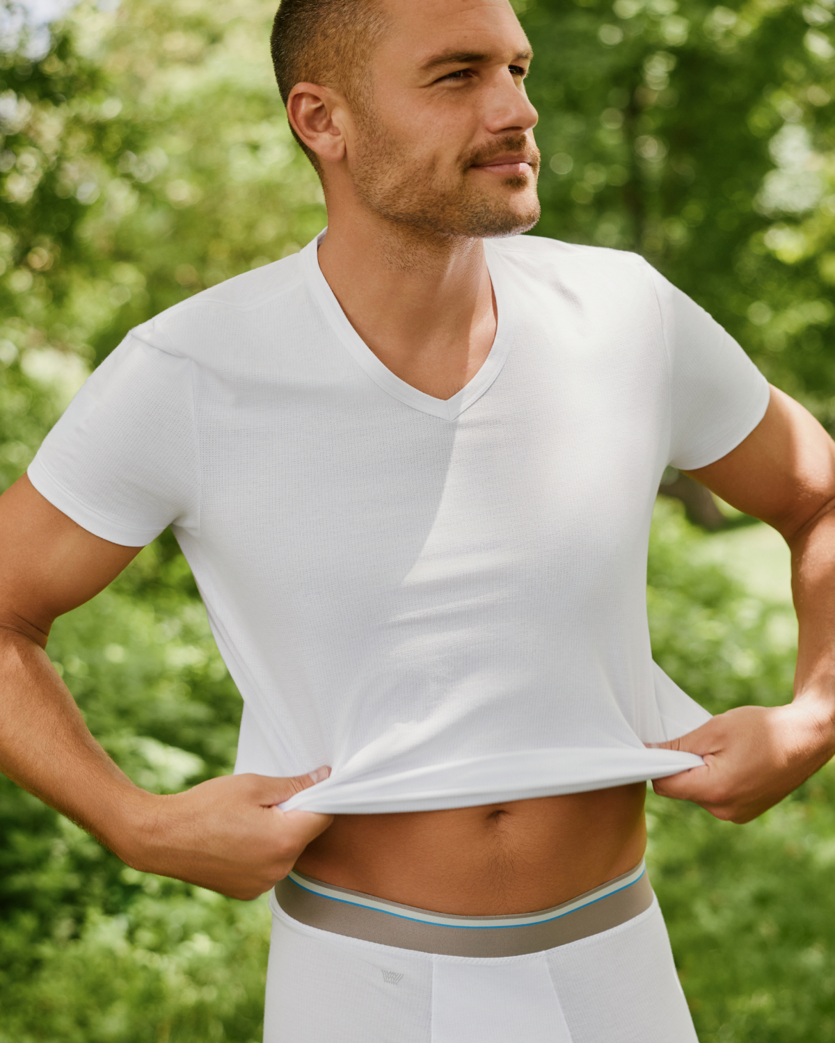 AIRKNITˣ Cotton V-Neck Undershirt