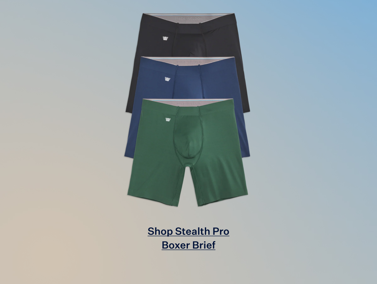 3-Pack Stealth Pro Boxer Briefs