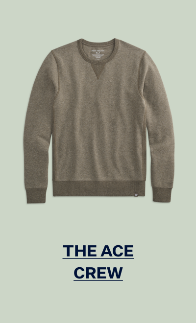 ACE Crew Neck Sweatshirt in Sage Heather
