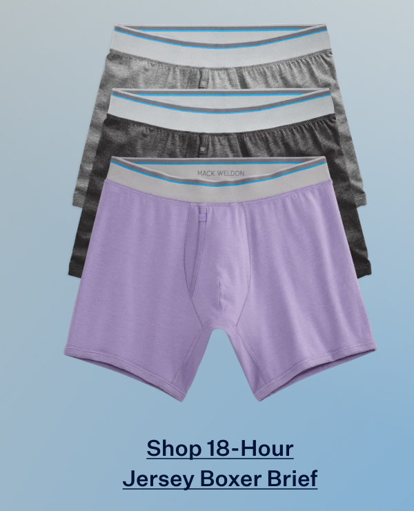3-Pack 18-Hour Jersey Boxer Briefs
