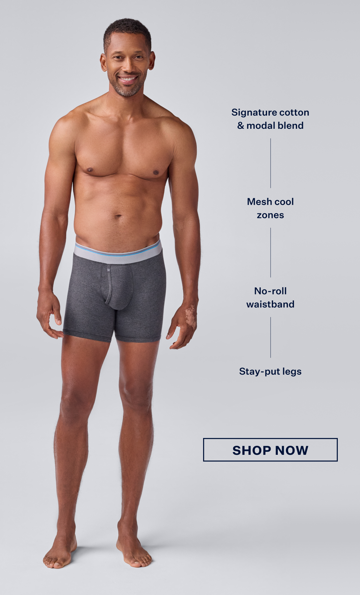 18-Hour Jersey Boxer Brief