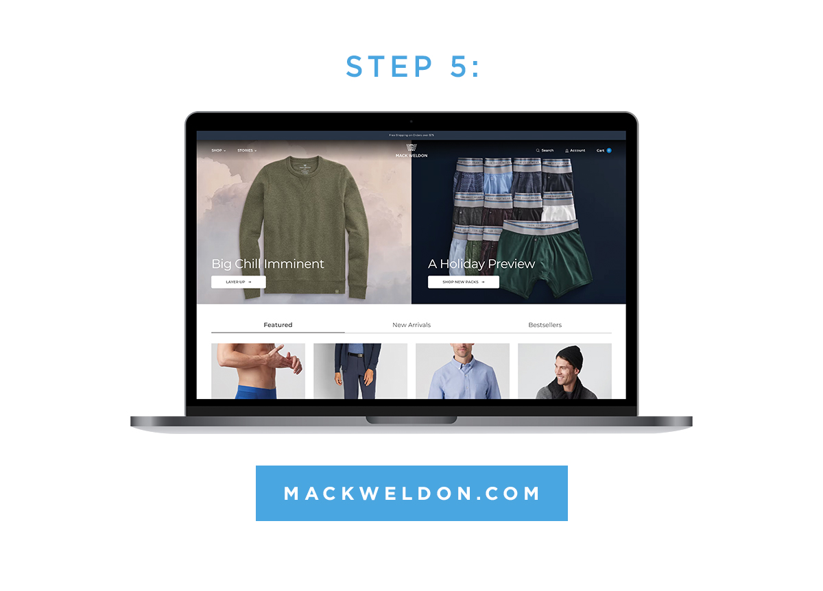 Build your work wardrobe. - Mack Weldon