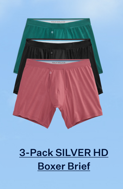 3-pack Silver HD Boxer Brief
