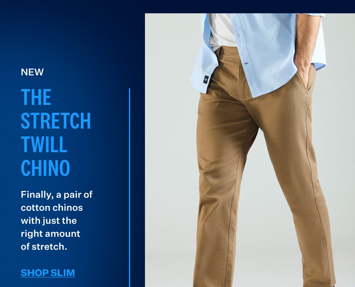 Stretch Twill Chino - Slim Fit