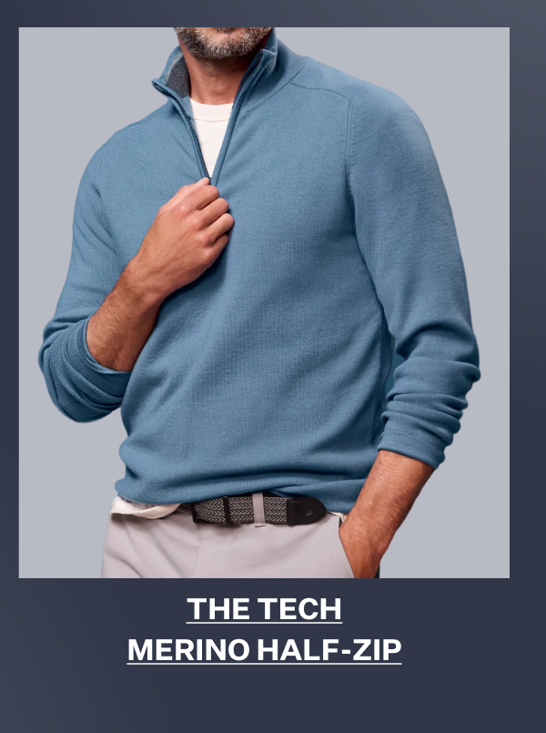 Tech Merino Half-Zip Sweater