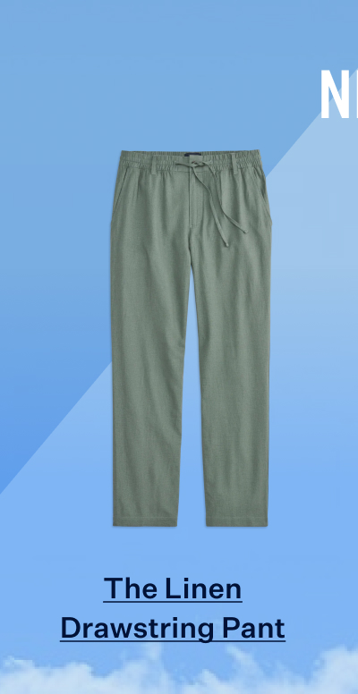 Linen Drawstring Pant