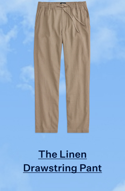 Linen Drawstring Pant