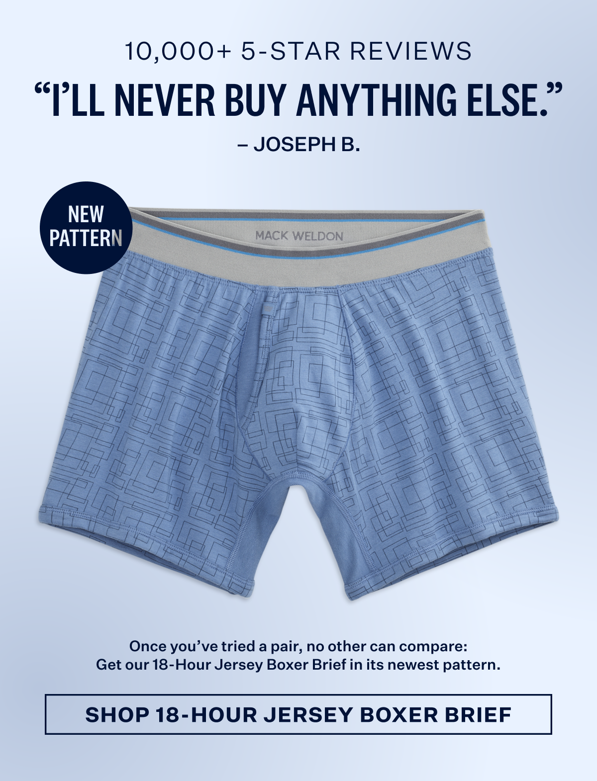 18-Hour Jersey Boxer Brief