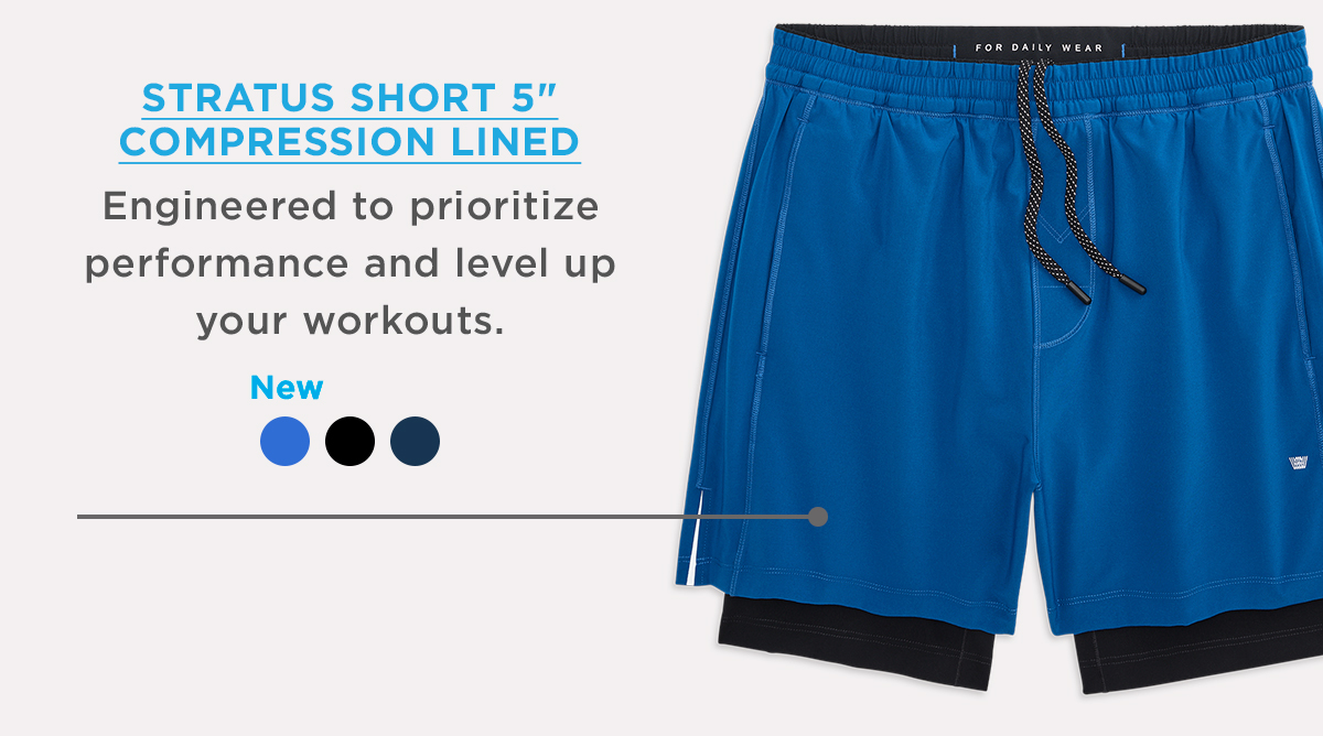 Stratus 5" Compression Lined Short