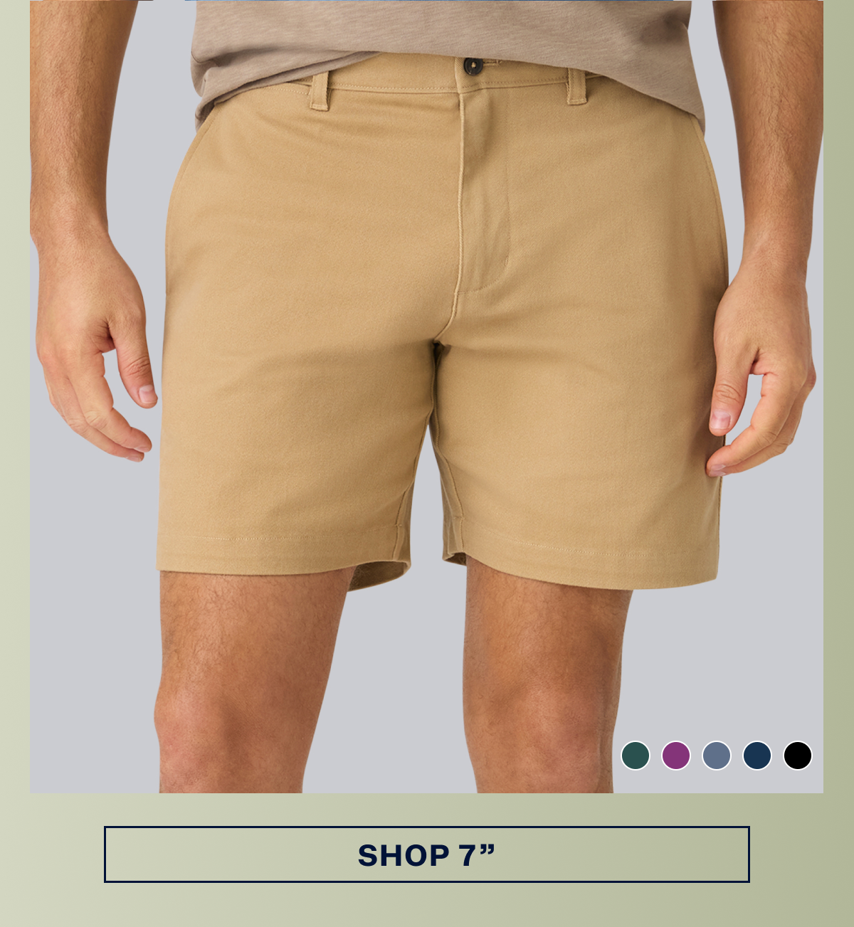 Stretch Twill Chino Short 7