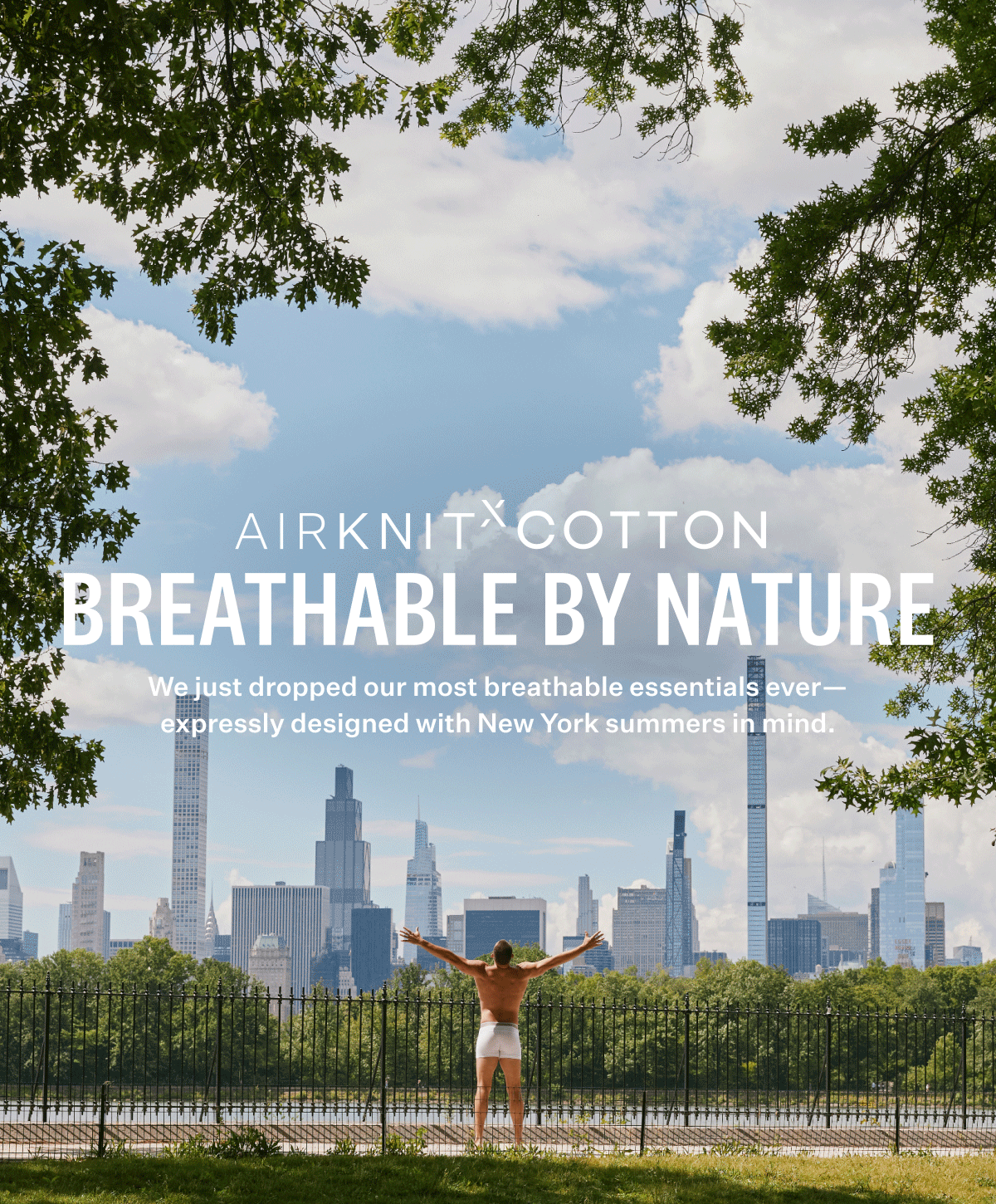 Airknitx Cotton. Breathable by nature