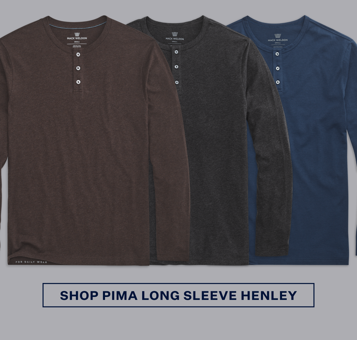 Pima Long Sleeve Henley