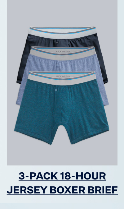 3-Pack 18-Hour Jersey Boxer Briefs
