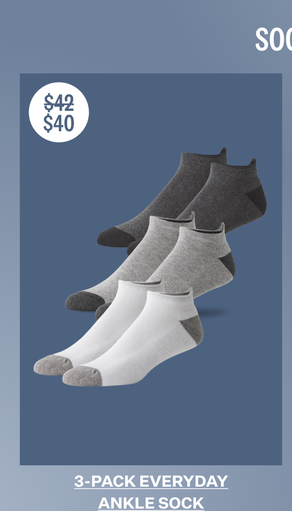 3-Pack Everyday Ankle Sock