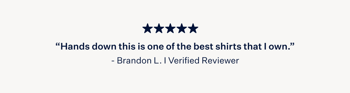 One of the reviews for the Heavyweight Slub T-shirt