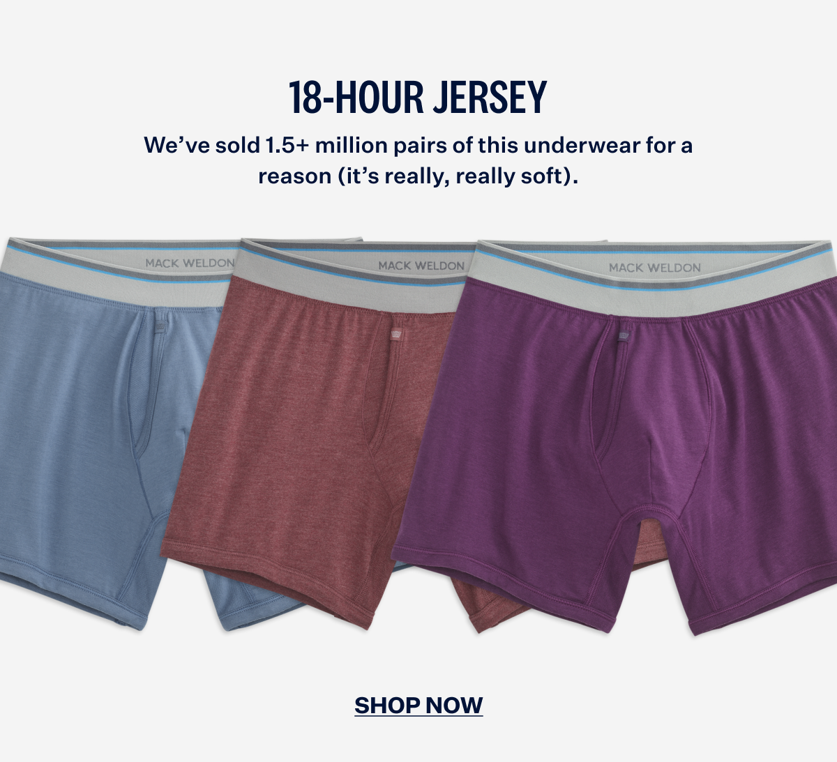 18-Hour Jersey Boxer Brief