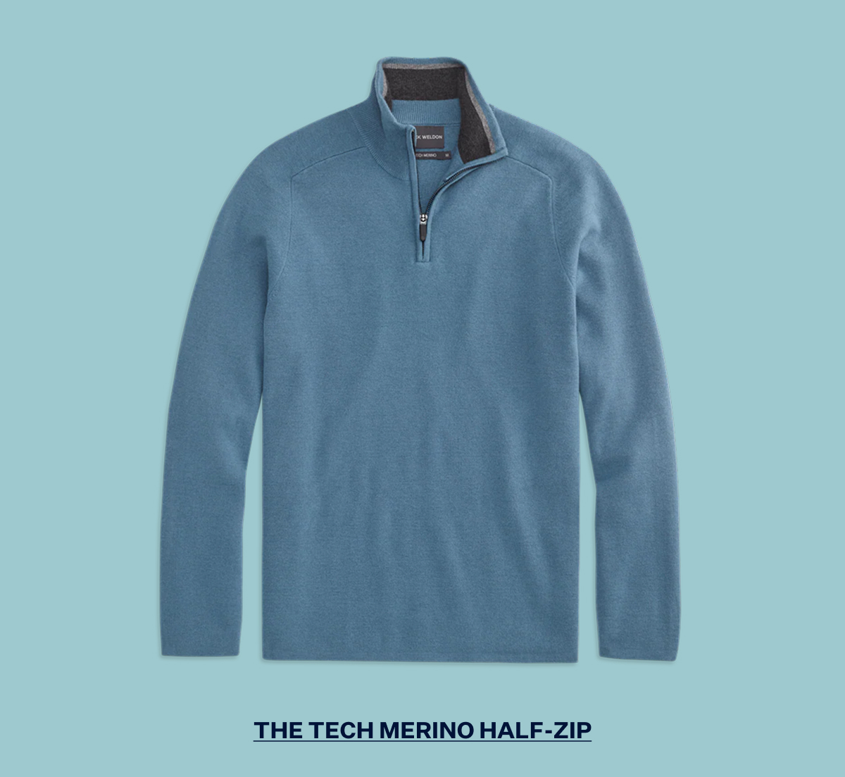 Tech Merino Half Zip Sweater