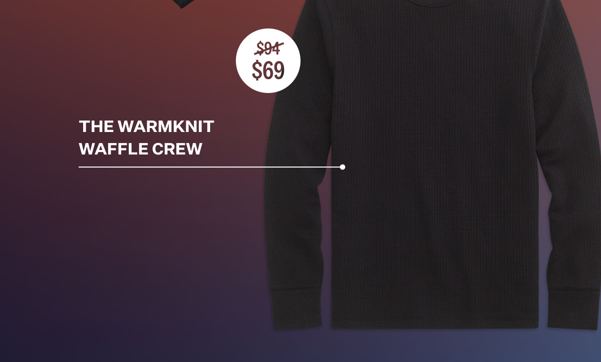 WARMKNIT Waffle Long Sleeve Crew
