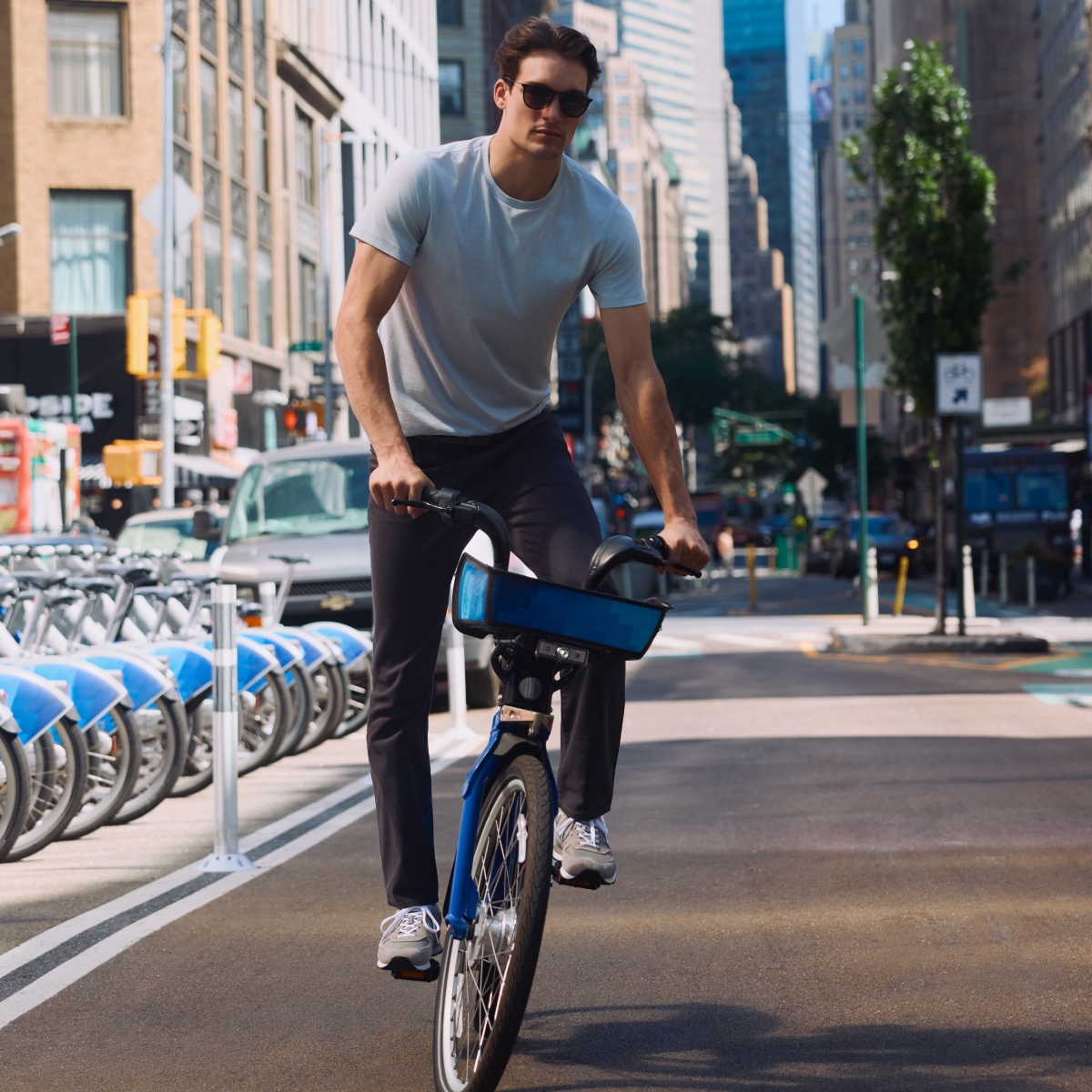 Man wearing Broken Twill 5-Pocket Pant