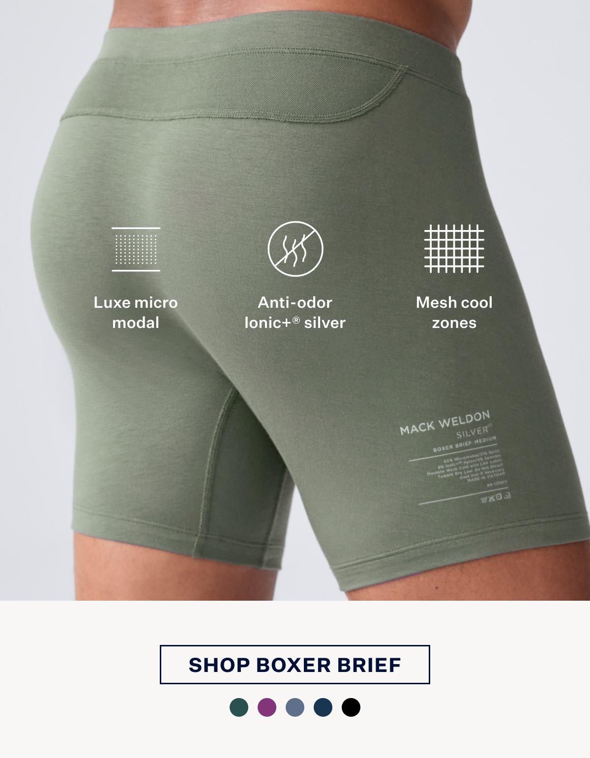 SILVER HD Boxer Brief
