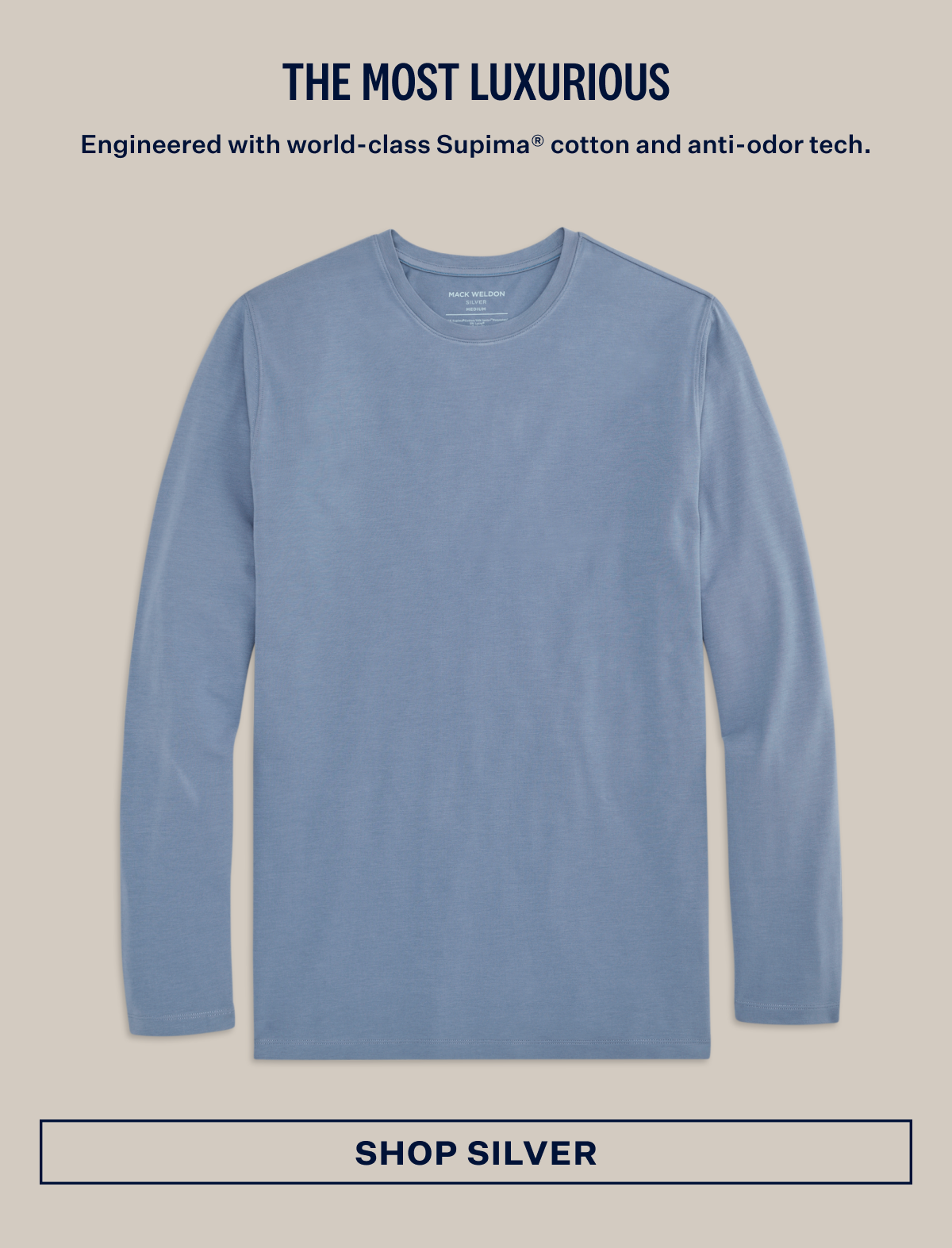SILVER Long Sleeve T-Shirt