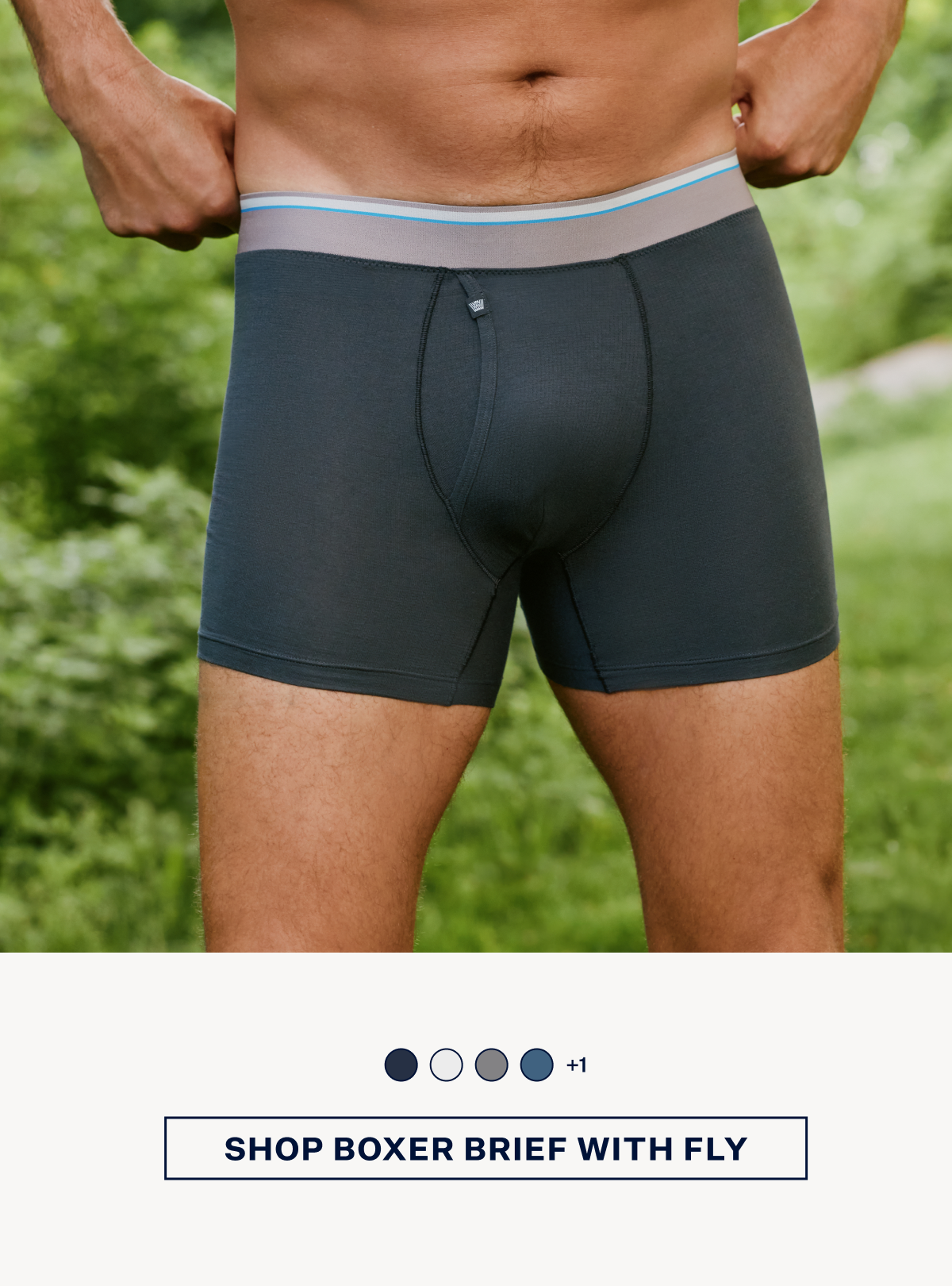 AIRKNITˣ Cotton Boxer Brief - With Fly
