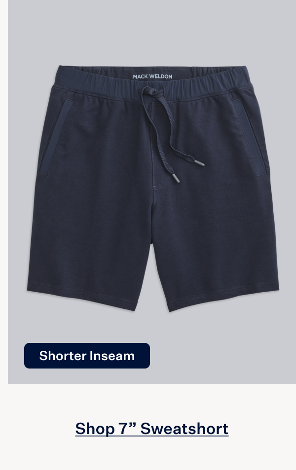 Ace Sweatshort 7" in Total Eclipse