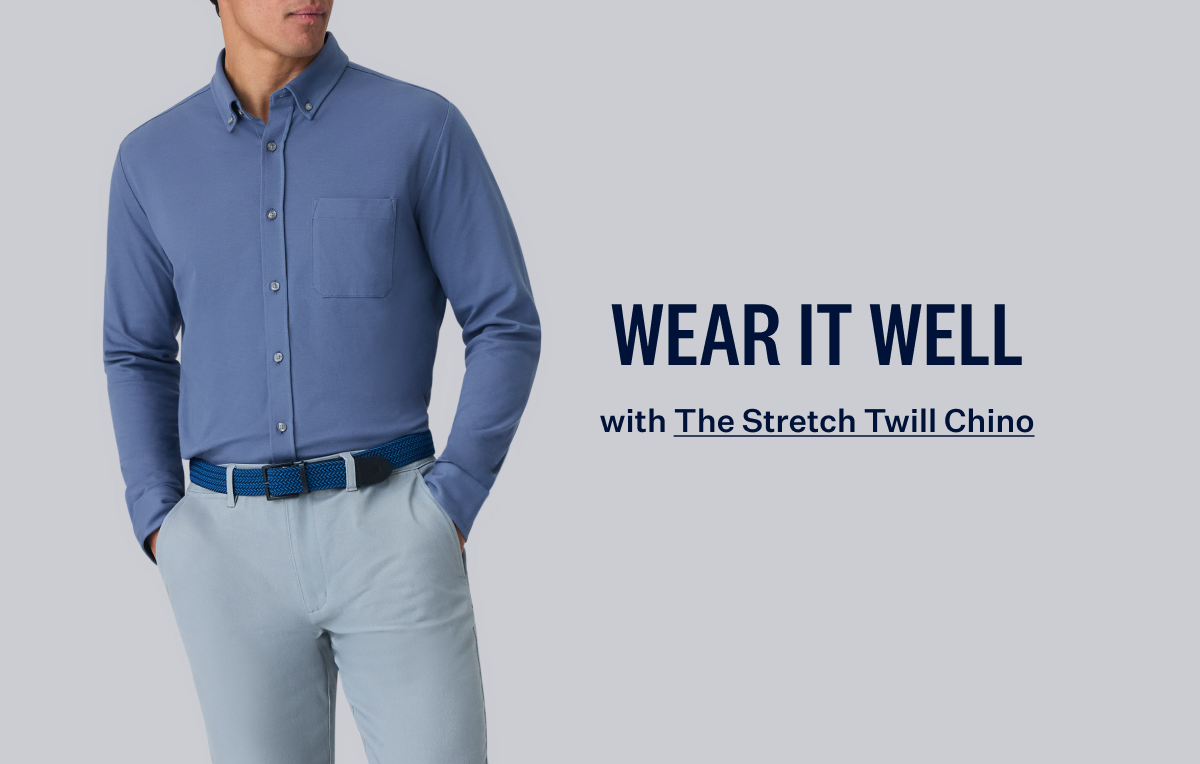 Stretch Twill Chino - Slim Fit