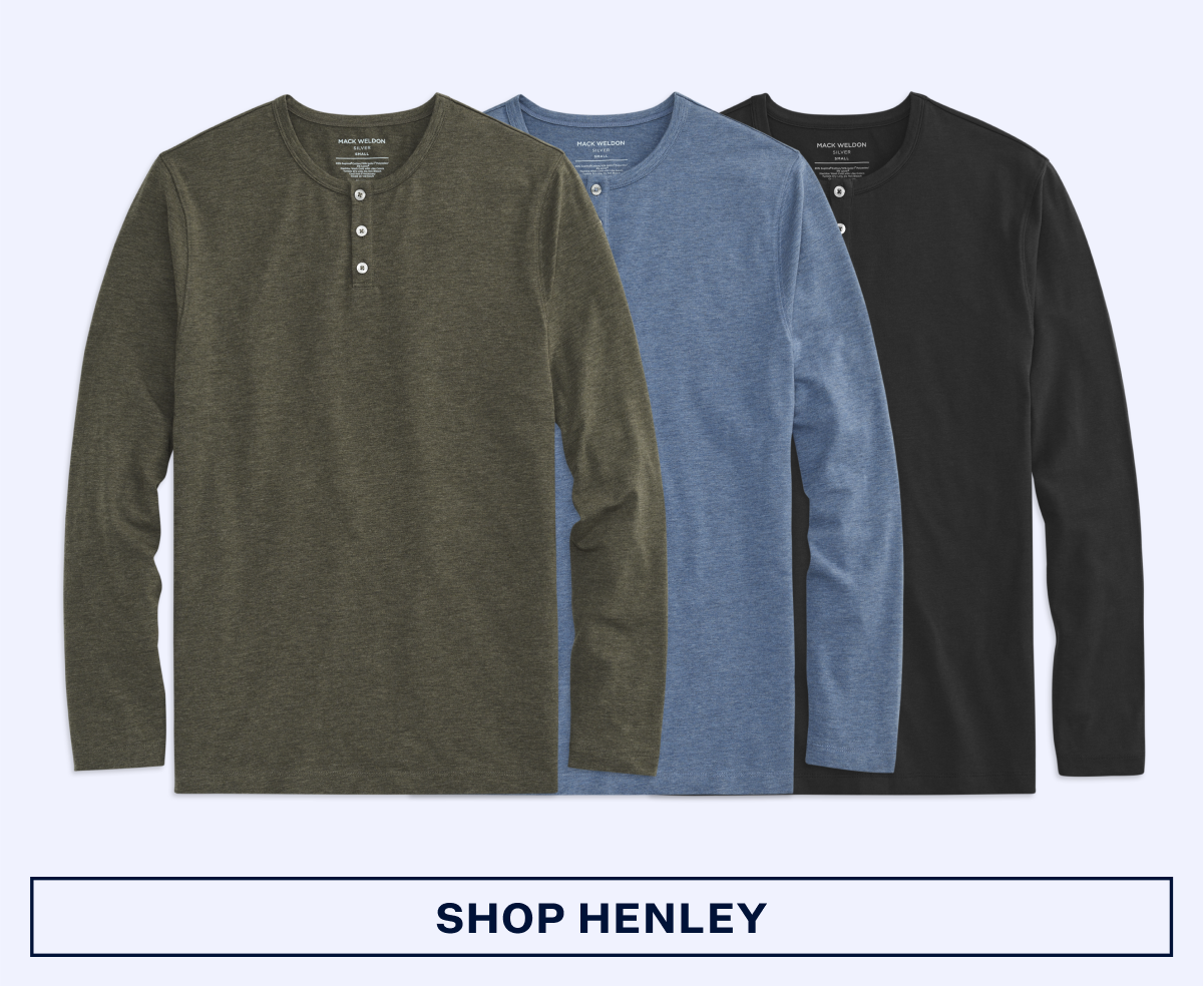 SILVER Long Sleeve Henley
