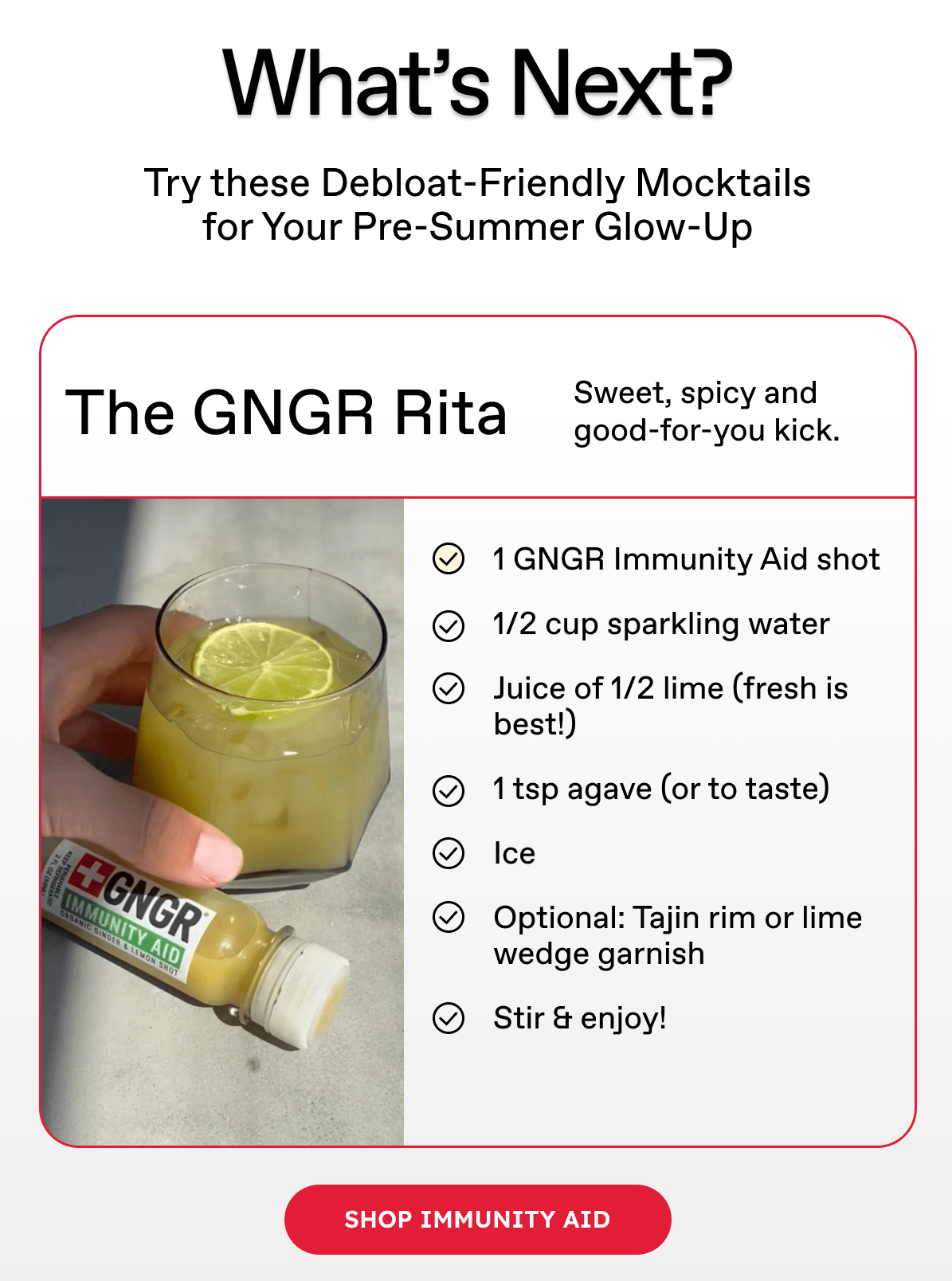 GNGR - Shop Immunity Aid