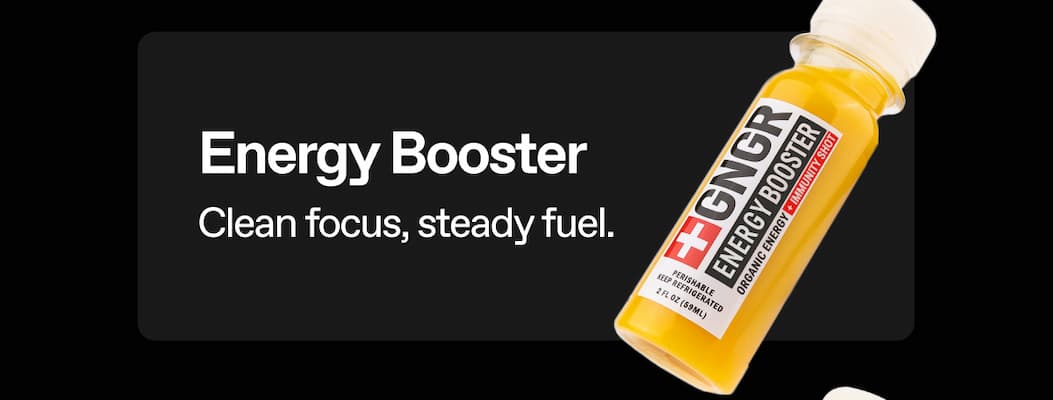 Energy Booster. Clean Focus, Steady Fuel.