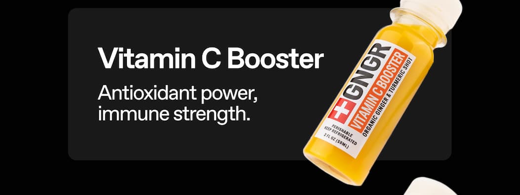 Vitamin C Booster. Antioxidant Power, Immune Strength.