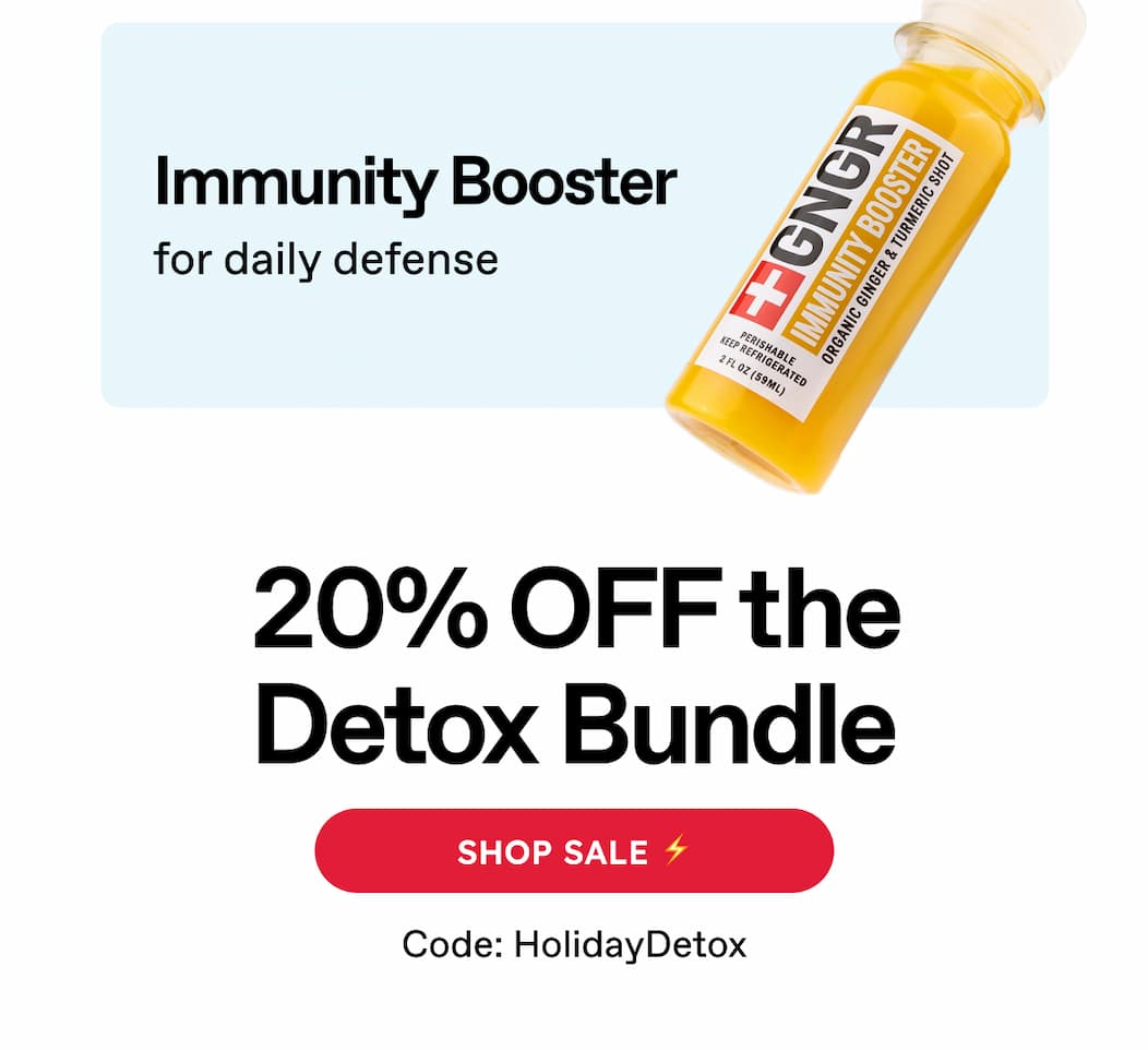 Immunity Booster For Daily Defense. 20% Off The Detox Bundle. Shop Sale ⚡Code: HolidayDetox.