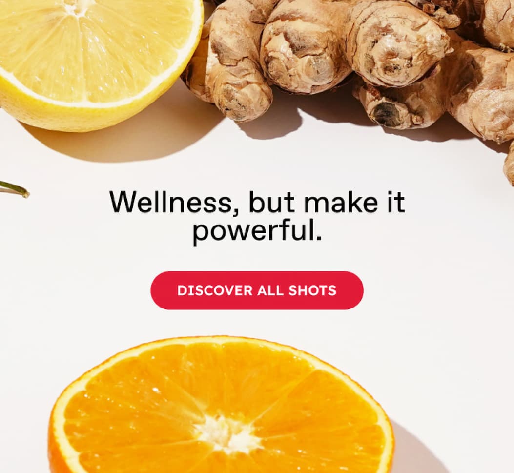 Wellness, but make it powerful. | DISCOVER ALL SHOTS