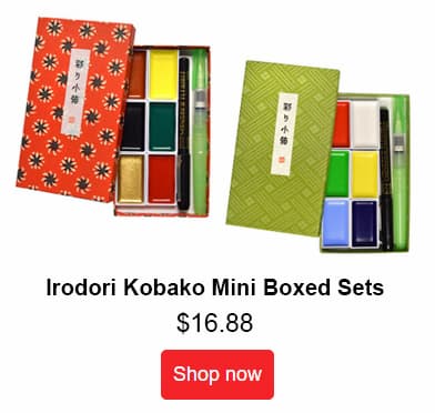 Gansai Tambi Irodori Kobako Watercolor Mini Boxed Sets