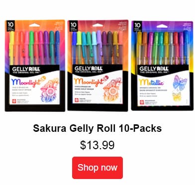 Gelly Roll Gel Pen Sets of 10