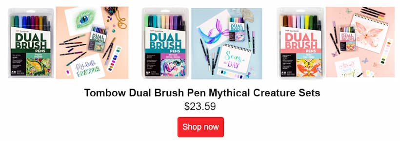 Tombow Dual Brush Pen Sets