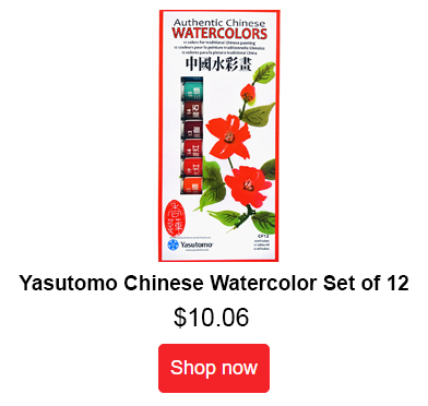 Yasutomo Chinese Watercolor Tube Paint Set of 12