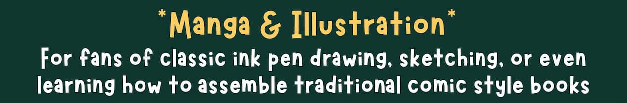 manga and illustration sets