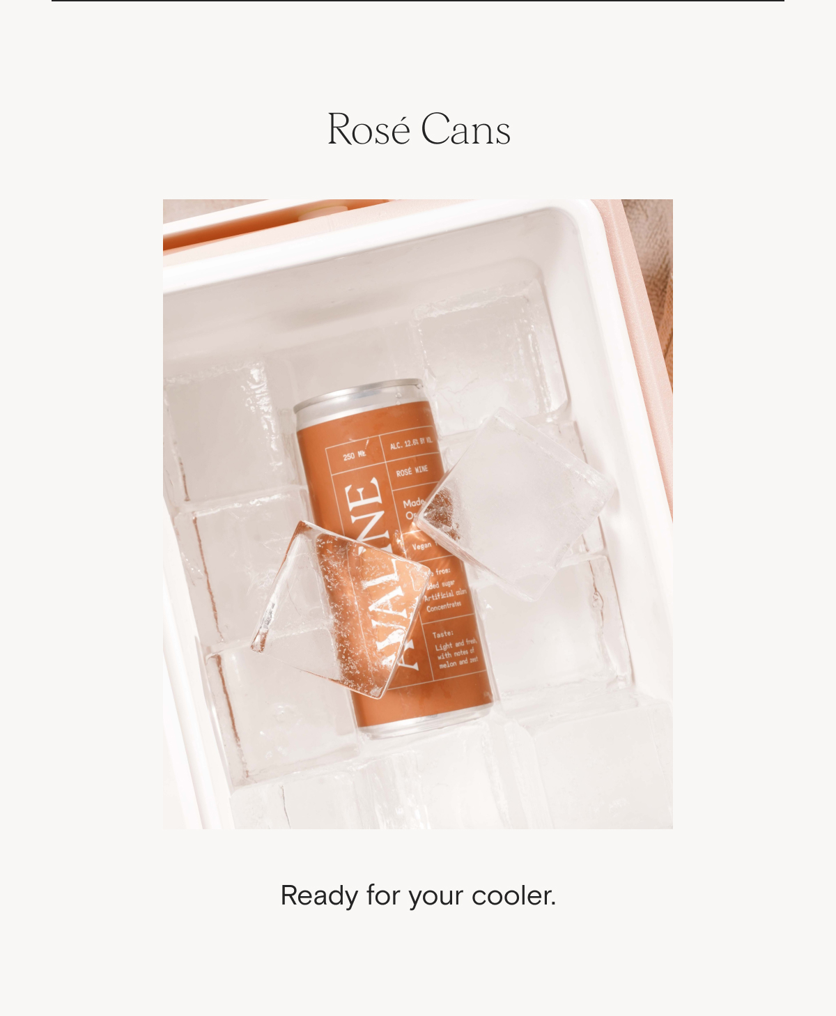 Rosé Cans