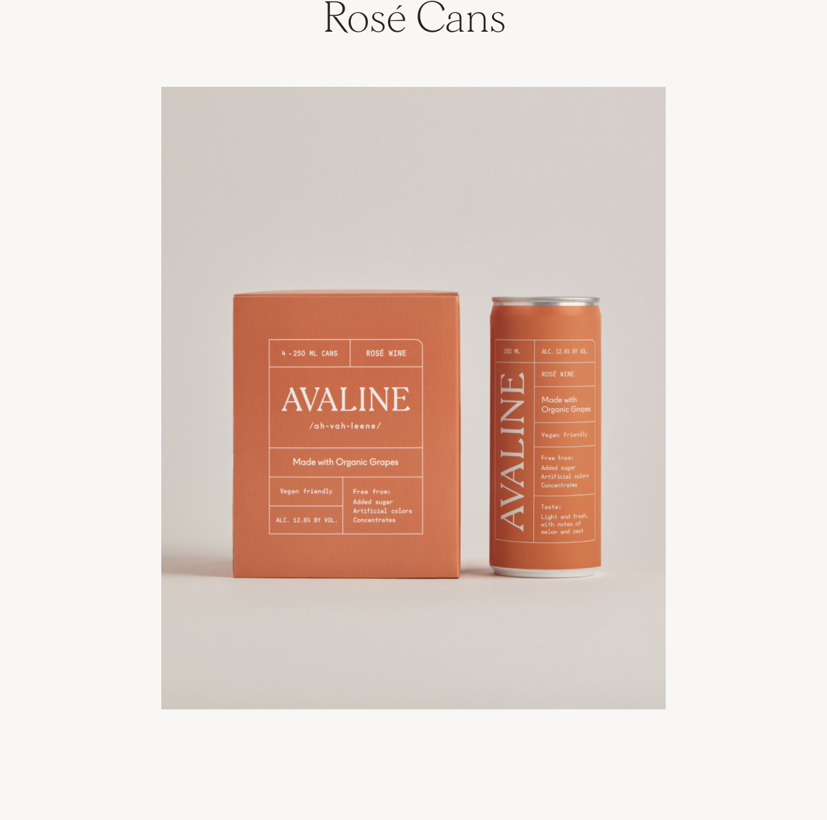 Rosé Cans