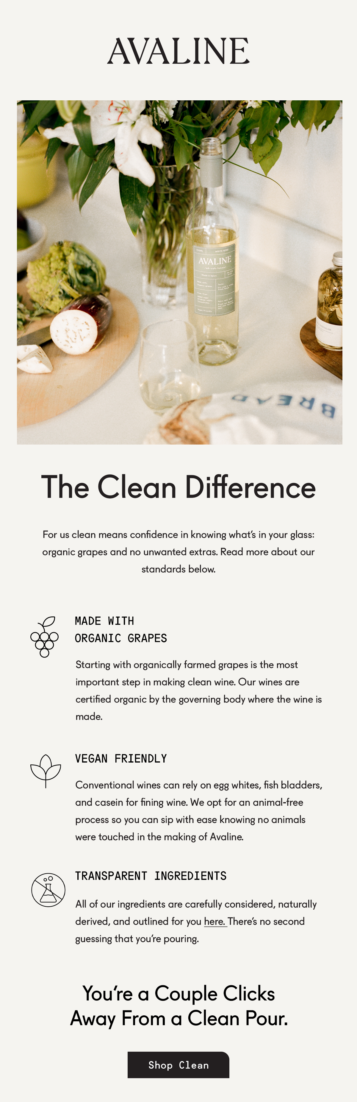 Clean Wine Delivered