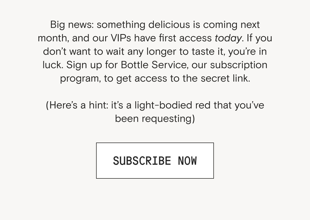 Subscribe Now For First Access