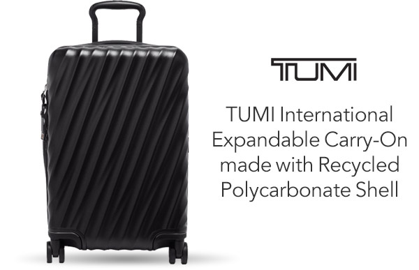 TUMI Carry-On 19 Degree International Expandable 4 Wheeled in Black Textured