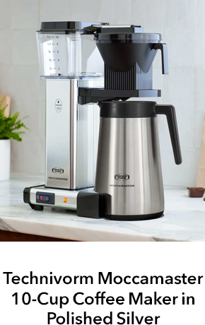 Technivorm Moccamaster KBGV Select 10-Cup Polished Silver Coffee Maker