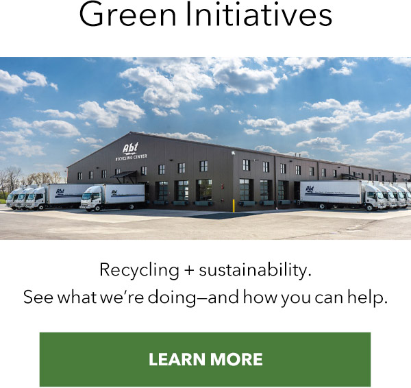 Abt's Green Initiatives